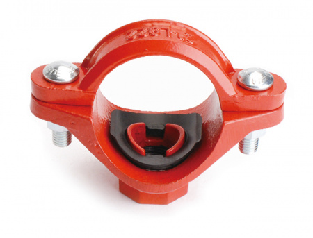 Малый хомут под резьбу LedeGroove BSPT (30mm) ДУ25х15,1"х1/2" (34х21мм)